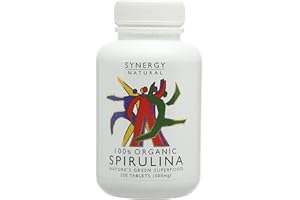 Synergy Natural Organic Spirulina Tablets, 200 Tablets