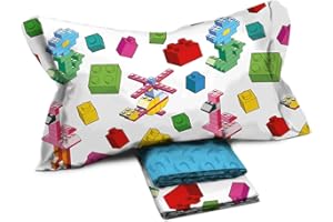 Novia - Completo di Lenzuola Letto Singolo per ragazzi - Linea Fantasy variante Game. Materiale 100% Cotone, confortevole e piacevole sulla pelle