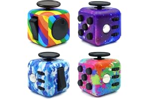 Ceriselle 2 stycken fidgetleksaker stressreducerande fidget kub