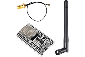 DUBEUYEW ESP32-DevKitC Carte de Base ESP32 Carte de Développement ESP32-WROOM-32U Ensemble pour Arduino avec Antenne & Câble