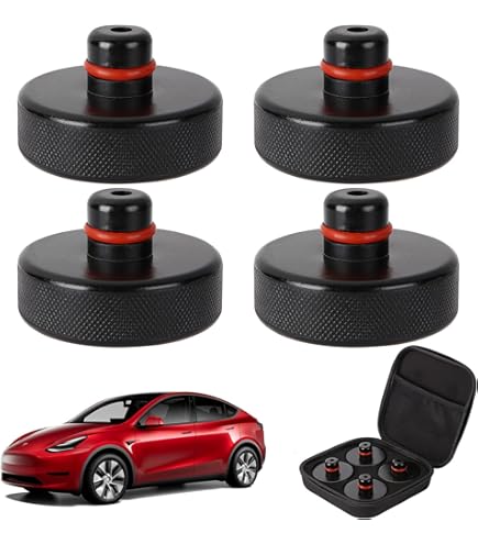 Jack Pad Per Tesla Model 3/S/X/Y - Set 9 Pezzi In Gomma Con Custodia, Protezione Batteria - Foto 8