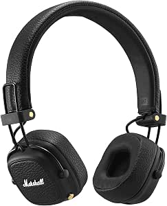 Marshall Major III - Cuffie Wireless On-ear, Bluetooth, Impedenza 32 Ω,  Nero : Amazon.it: Elettronica