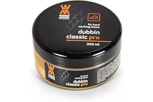 WORKERWALKER Worker Walker Dubbin Classic Pro - Wysokiej Jakośći Naturalny Wosk Do Skórzanych Butów Roboczych, Odżywiania, Impregnuje oraz Zapobiega Pękaniu Skóry, Przezroczysty, 200 ml - 6.76 fl. Oz