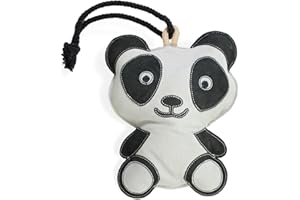 PFERDELINIS Giocattoli per cavalli come scatola da lavoro, paddock, giocattolo per cavalli contro la noia, robusta pelle scamosciata (Panda)