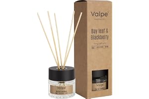 Bispol Aroma diffuser Leaf Bay & Blackberry 50 ml, 7 veckors delikat doft lagerbär och björnbär