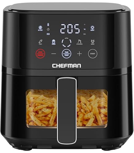 edihome, airfryer bakpapier, voor heteluchtfriteuse, 100 stuks, 16-20 cm, BPA-vrij, heteluchtfriteuse accessoires, wegwerp, voor oven, 5 tot 8 liter (Cirkelvorm, 16-20 cm