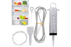 MINGCHENGHENG Kühlschrank Reinigungsset - 5 Stück Kühlschrank Abfluss Reinigung, Kühlschrank Abflussloch Reinigungsset - Kühlschrank Entleerungsbagger, Reinigungsbürste Für Kühlschrank Reinigungswerkzeug