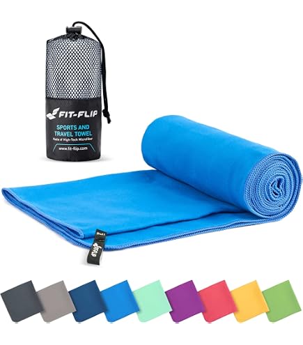 iJiZuo Asciugamano Microfibra per Raffreddamento e Viaggio, Palestra - Asciugamano per Collo, Fronte, Braccialetto, Bandana (Grigio Chiaro