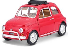 BBURAGO - Fiat 500L (1968) - Modellino Realistico Auto in Scala 1:21, Licenza Ufficiale Fiat, Età Consigliata 3+ Anni