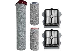 JYAILIFES 5 Stück Zubehörset für Roborock Dyad Pro/Dyad Pro Combo, 3 Bürstenwalze, 2 HEPA-Filter