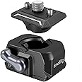 SmallRig Quick Release Plate Drop-in HawkLock Mini Quick Release Camera Mount Adapter with 1/4" Screw, for Camera Clamp, Super Clamp, Ball Head, Tripod, Magic Arm, Stabilizer, Field Monitor - 3513C