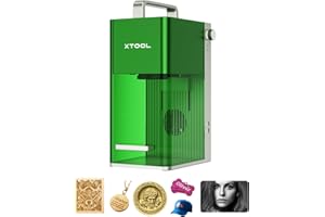 xTool F1 Grabadora Láser, Doble Salida Láser, Grabadora Láser de Alta Precisión, Máquina de Grabado en Madera para Papel, Acrílico, Vidrio