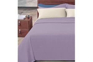 Passione per le tele COPRILETTO IN COTONE TINTA UNITA. Copriletto primavera/estate in piquet di cotone tinta unita millerighe leggero traspirante 8 colori disponibili (matrimoniale, lilla)