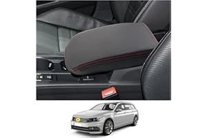 CDEFG Compatible with Nissan Qashqai J12 2021-2023 2024, Centre Armrest, Armrest Cover, Scratch Protection, Centre Console, Armrest Cover, Qashqai J12 e-Power Accessories (Red Line)