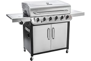 ‎CHAR-BROIL Char-Broil Convective 640 S XL - 6 Brenner Gasgrill mit Seitenbrenner, Edelstahl