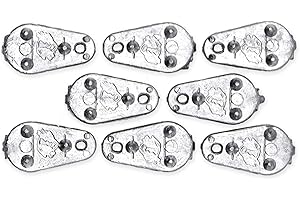 Sbirulino® Set 8 pezzi piombi saponetta mormore con rampini, bolentino, barca, pesca dallo scoglio