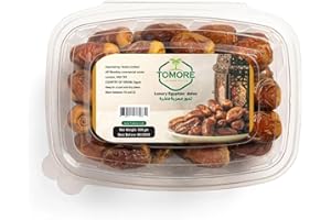 MERWY Tomore Egyptian Premium Juicy Al-Wadi Dates Sustainably Grown and Hand-Picked All Natural, No Added Sugar, Free from Additives Ramadan gift 500g (Al Wadi 500gm)
