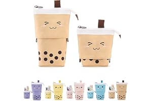 NEWUPZSI Trousse Licorne Telescopique Étui à Crayons Fille Trousse Retractable pour Enseignants et Etudiants, Trousses Devient Pot a Crayon pour Filles Enfants École