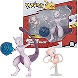 Pokemon Personaggi Set 2-Pack Mew & Mewtwo – Pokemon Giochi Nuovo 2023 - Figurine Pokemon Action Figure 5 & 10 cm - Ufficiale