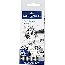 Penne Faber-Castell Nero - Confezione Da 6 Unità | Ideali Per Scrittura E Disegno | Qualità Tedesca - Foto 5