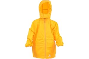 DRY KIDS Packaway Waterproof Jacket. Unisex coat ideal for Outside play. Matches DryKids overtrousers DK002