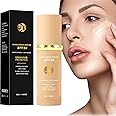 4 In 1 Foundation Liquid, Hydrating Medium Full Coverage Concealer, Fully Broad Spectrum Anti-aging Full Coverage Concealer, Uniform Skin Tone, Long Wear Foundation For Women, Uva/Uvb Protection,30g