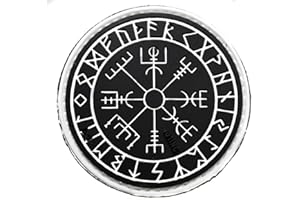 TOPT CELTE ecusson PVC Arbre de Vie Bouclier Chance Sante celte Breton celte Celtique Viking Rune 6cm