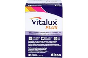 Vitalux Plus Lutein und Omega 3, 1er Pack (1 x 84 Stück)