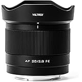 VILTROX Obiettivo AF full frame 20 mm f2.8 FE, 20 mm f/2.8 e-mount per Sony e Mount, obiettivo grandangolare Prime per Sony e