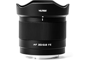 VILTROX 20mm F2.8 f/2.8 FE Obiettivo Full Frame Grandangolo Autofocus Prime Obiettivo Compatibile con Sony E-Mount a7III a7iv a7R fx30 zv-e100 a7SII III a7C a7cii a7c a7II a7RII a6100 a6400 a6000
