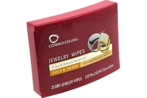 CONNOISSEURS smyckesservetter - kompakt guld- och silversmyckesrengöring