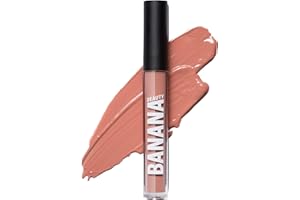 Banana Beauty Semi Matte Liquid Lipstick con tenuta fino a 10 ore (Nananaked/nudo naturale) – rossetto matte per labbra grandi – labbra idratate e volumizzate