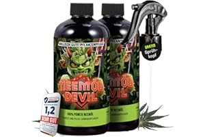 BS LUXRY Bio Neemöl Devil® – 2x500ml Sprühfertig – Pflanzenpflege & Vitalität – 4-in-1 Mischung aus Neemöl, Rosmarinöl, Lemongrasöl & Brennesselextrakt – Natürlich & sanft zur Pflanze