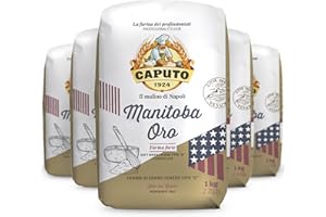 COLICHEF Farina Manitoba Oro Caputo Tipo 0/5 kg (5 x 1 kg) - La Farina N° 1 in Italia