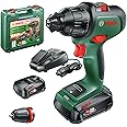 Bosch Cordless Combi Drill AdvancedImpact 18 (2x Batteries, 18 Volt System, in Carrying Case)