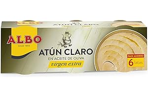 Albo Atún Claro en Aceite de Oliva Virgen Extra, 6 x 48g