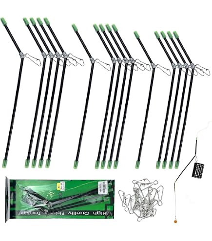 Anti-enchevêtrement Pêche 60 Clips Plomb Carpe - Avec émerillons Rapides - Anti-enchevêtrement - Noir Kit Pêche Précision Carpe