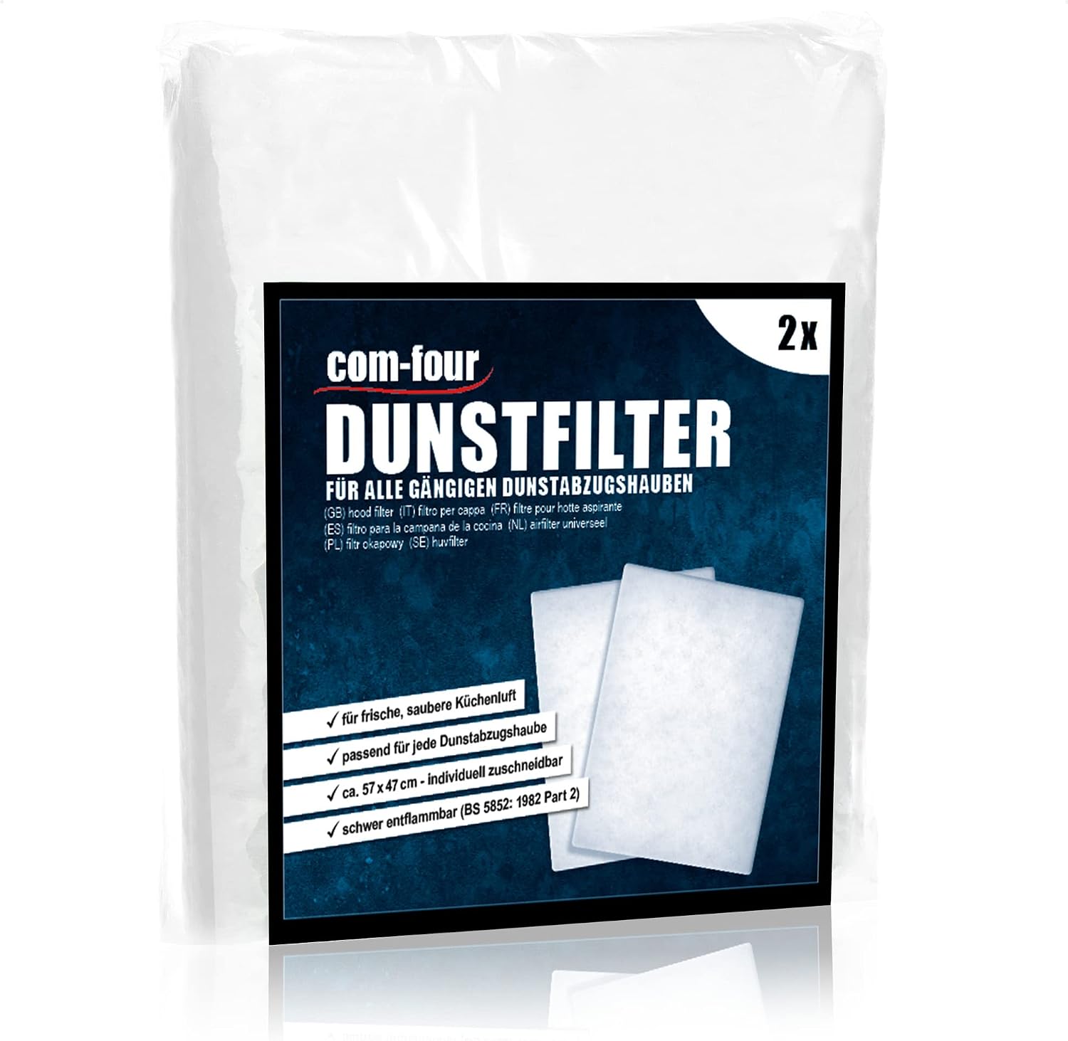 Prise en Main & Utilisation au Quotidien : COM-FOUR 2x filtro per cappa aspirante taglia