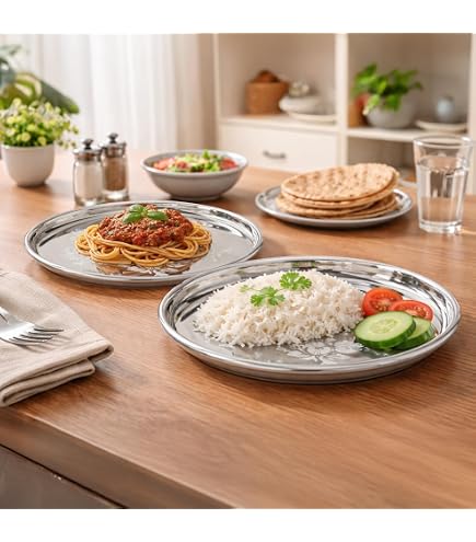 Buy Twin Birds Aura 7 PCS Lunch Set - (Plate 12-inch - 1 NO
