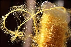 TIGOFLY Ice Dubbing in 11 verschiedenen Farben, Garn zum Binden von Nymphen und Fliegen