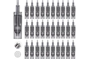 LAZZYBEAUTY 30 Cartucce di Ricambio per Aghi a 36 Pin per la Penna per Microneedling Dr.pen Modello A7, Parti di Ricambio Originali Monouso per Cartucce per Microneedling Accessori per la Cura della Pelle