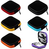 6 Pieces Earphone Case, Mini Hardcase Storage Box, Eva Carry Bag Storage Bag, Earphone Box, Earphone, Earphone Bluetooth U Di