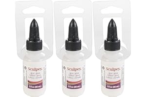 Bulk Buy: Polyform Sculpey Glaze 1 Ounce-Glossy (3-Pack)