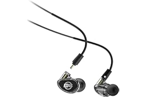MEE audio - MX4 Pro Hybrid Quad-Driver, Customisible, Noise-Isolating, Universal-Fit Modular Musician's In-Ear Monitors Detachable Cables - Smoke