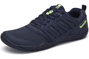 Voovix Mens Barefoot Shoes Athletic Trail Running Shoes Womens Outdoor Walking Shoes Unisex Wide Toe Minimalist Shoes for Hiking Cross Training