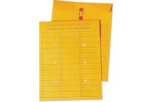 Quality Park 63562 Quality Park string-tie box Interoffice Envelope, 2-side,10 x 13, Kraft,100/Ctn
