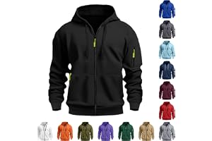 Sweatjacka herr med huva dragkedja huvtröja bekväm värme sweatshirt jacka
