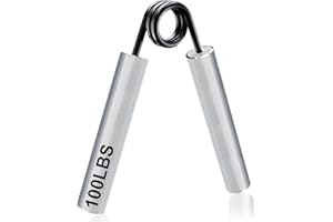 EUG-PRODUCTS Hand Grip, Metal Ejercitador de Dedos, Fortalecedores de Mano para Entrenar el Agarre, la Fuerza de Los Dedos, la Muñeca, el Antebrazos Fortalecer 100lbs-350lbs(45-1158 KG)