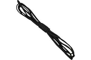 TYGA FITNESS TF - 5 Metres of Soft Black Elastic Cord 3mm Round. Ideal for DIY Face Masks, Art & Crafts Projects, Jewellery for Adults & Children, Hairbands.