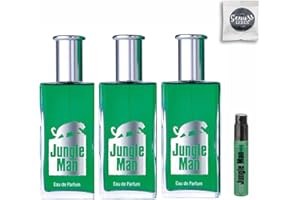 ‎GENUSSLEBEN 3x Eau de Parfum Jungle Man 50ml mit gratis Duftprobe